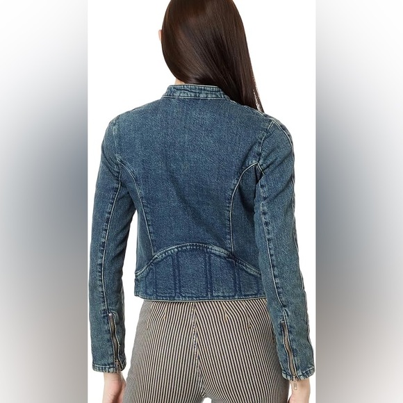 We The Free Fast Lane Denim Moto - Picture 6 of 15